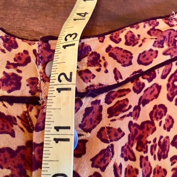 ⚜️Free People Bennie leopard print wide leg pant⚜️ - Picture 8 of 13